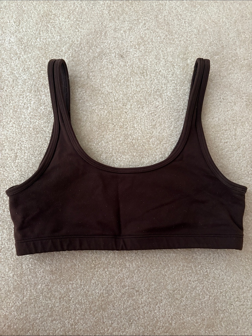 TNA Everyday Scoop Neck Bralette - Brown